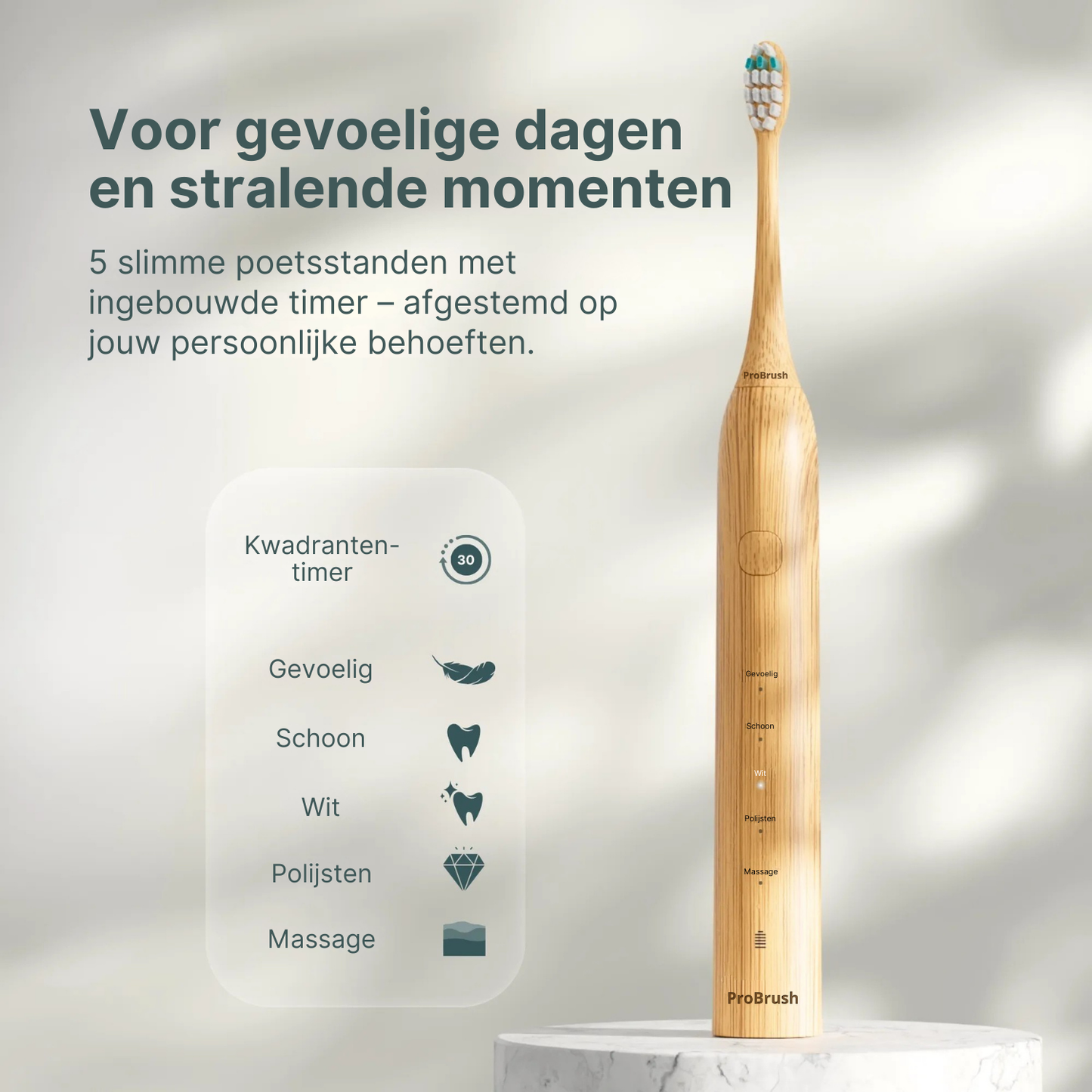 ProBush | Duurzame sonische tandenborstel