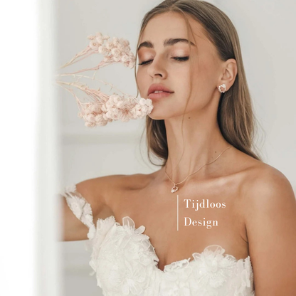 BlossGem | Sierlijke Oorbellen met lentebloemen