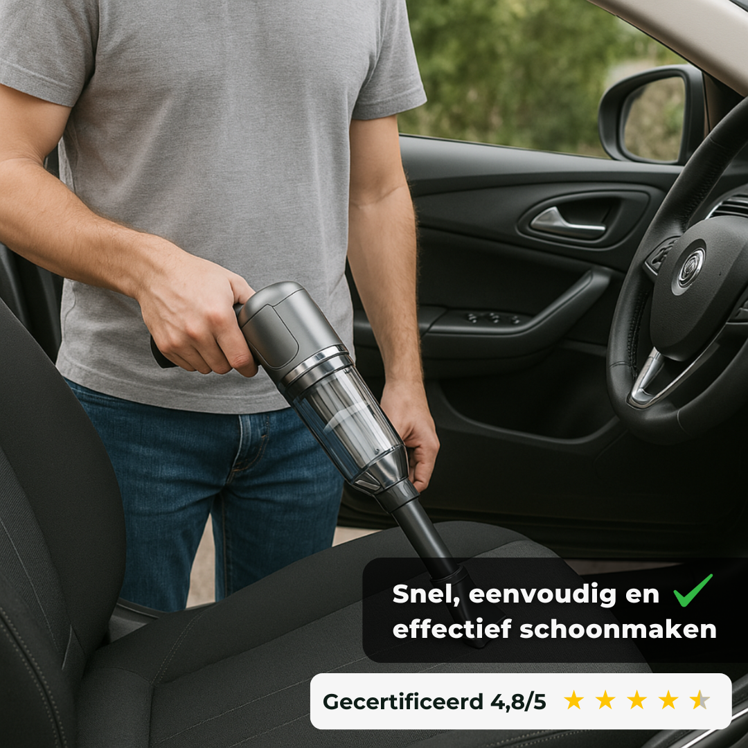 DustEase | De Ultieme Auto-Handstofzuiger