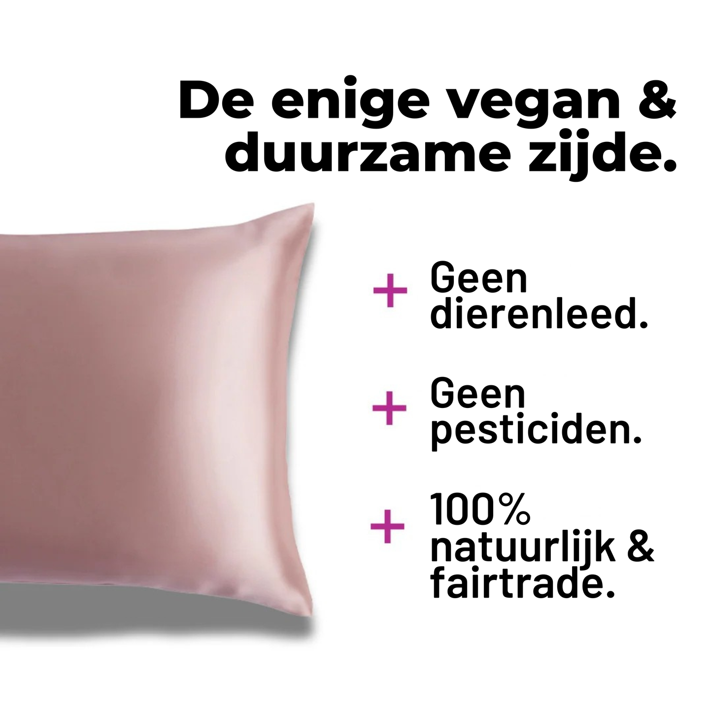Luna Silk - Duurzame Bamboezijden Kussensloop