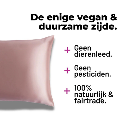 Luna Silk - Duurzame Bamboezijden Kussensloop