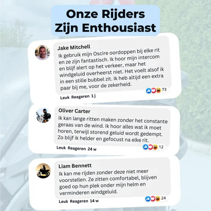 WindStil Moto | Bescherming tegen windgeruis en oorsuizen