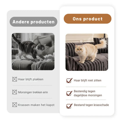 CozyShield Bankhoes – Warm, Antislip en Zacht Pluche Winterontwerp
