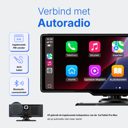 CarTablet Pro Max | De smartphone dashboard-interface