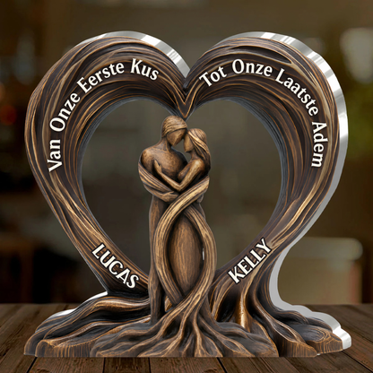 AcrylicFaith | Silhouetgesneden plaquette
