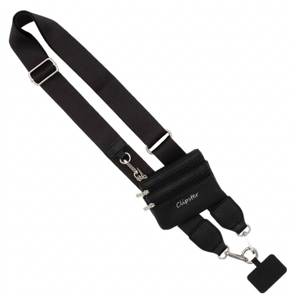 Clip & Go-riem met tasje met ritssluiting