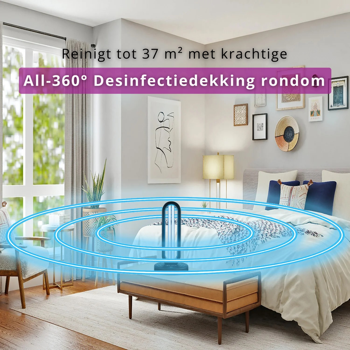 UVI Tower - UV-licht desinfectieapparaat & ultraviolet lamp