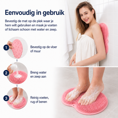 Scrubby | Siliconen voet- en rugborstel