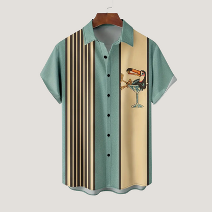 "Bottoms Up" Overhemd | Tropische Feestsfeer