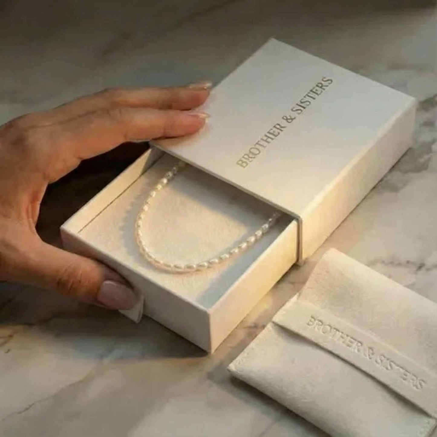 Choker van zoetwaterparels