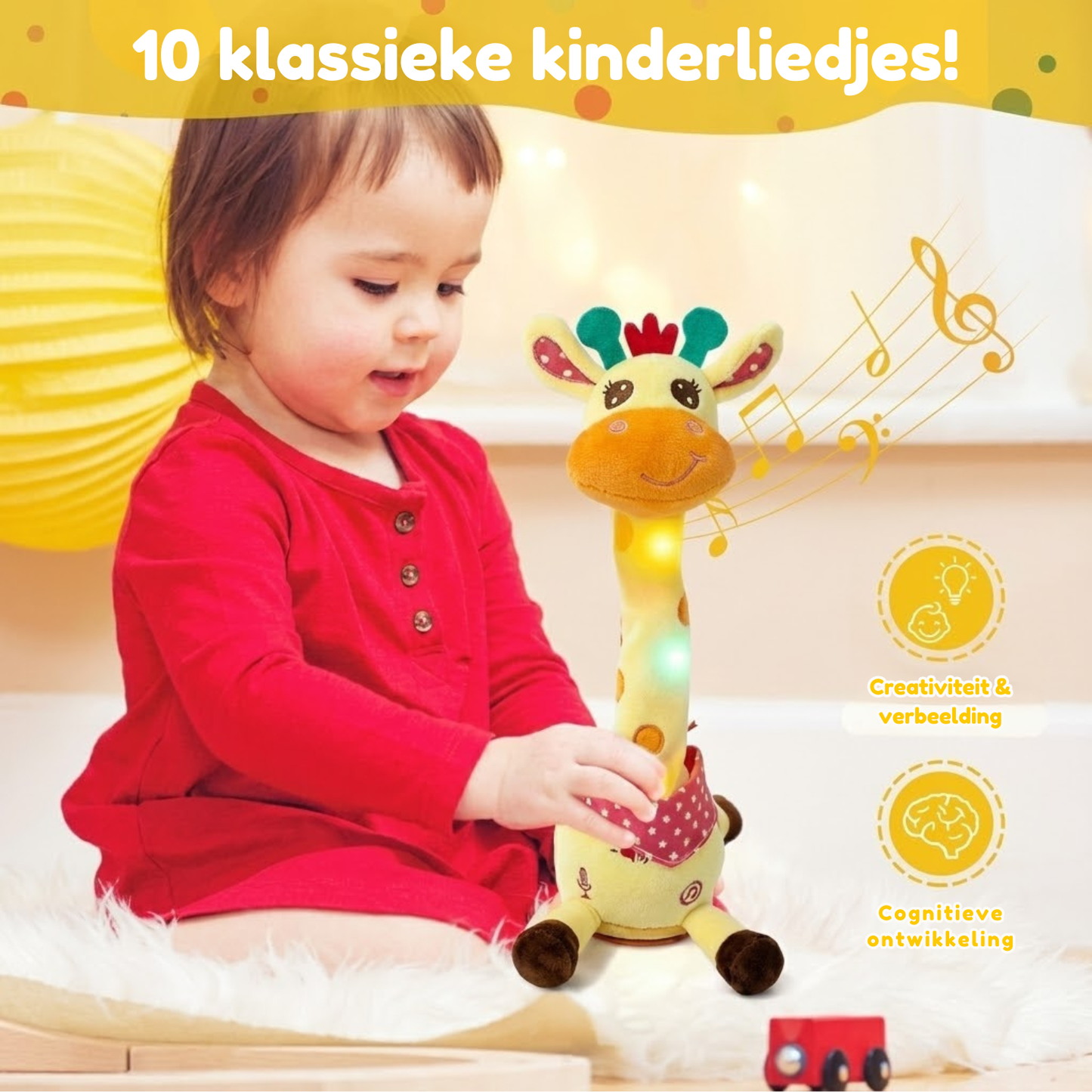 GiraffeGroove | Dansende Giraf Knuffel