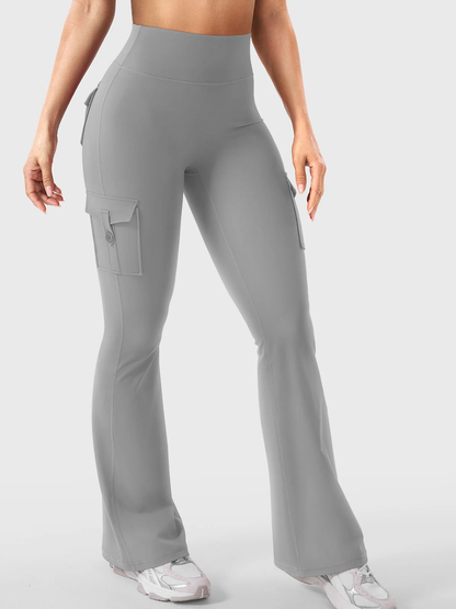 FlexFlare | Cargo Legging - Lichtgrijs
