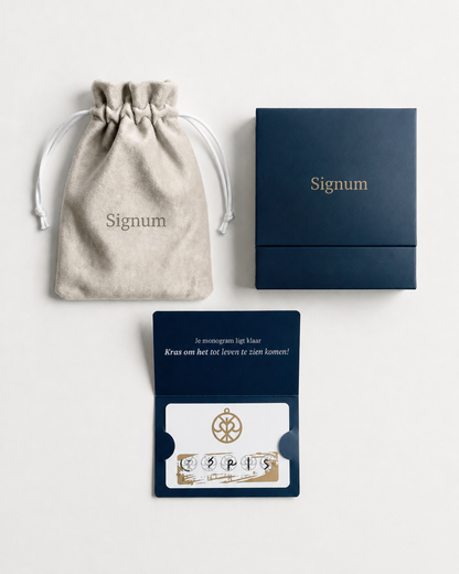 Signum | Armband met monogram op maat