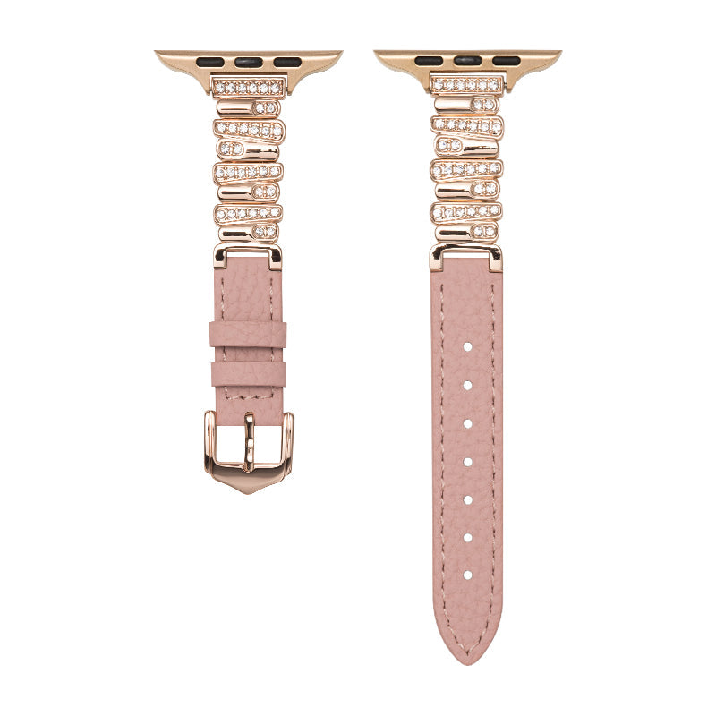 Onregelmatige Leren Band voor Apple Watch