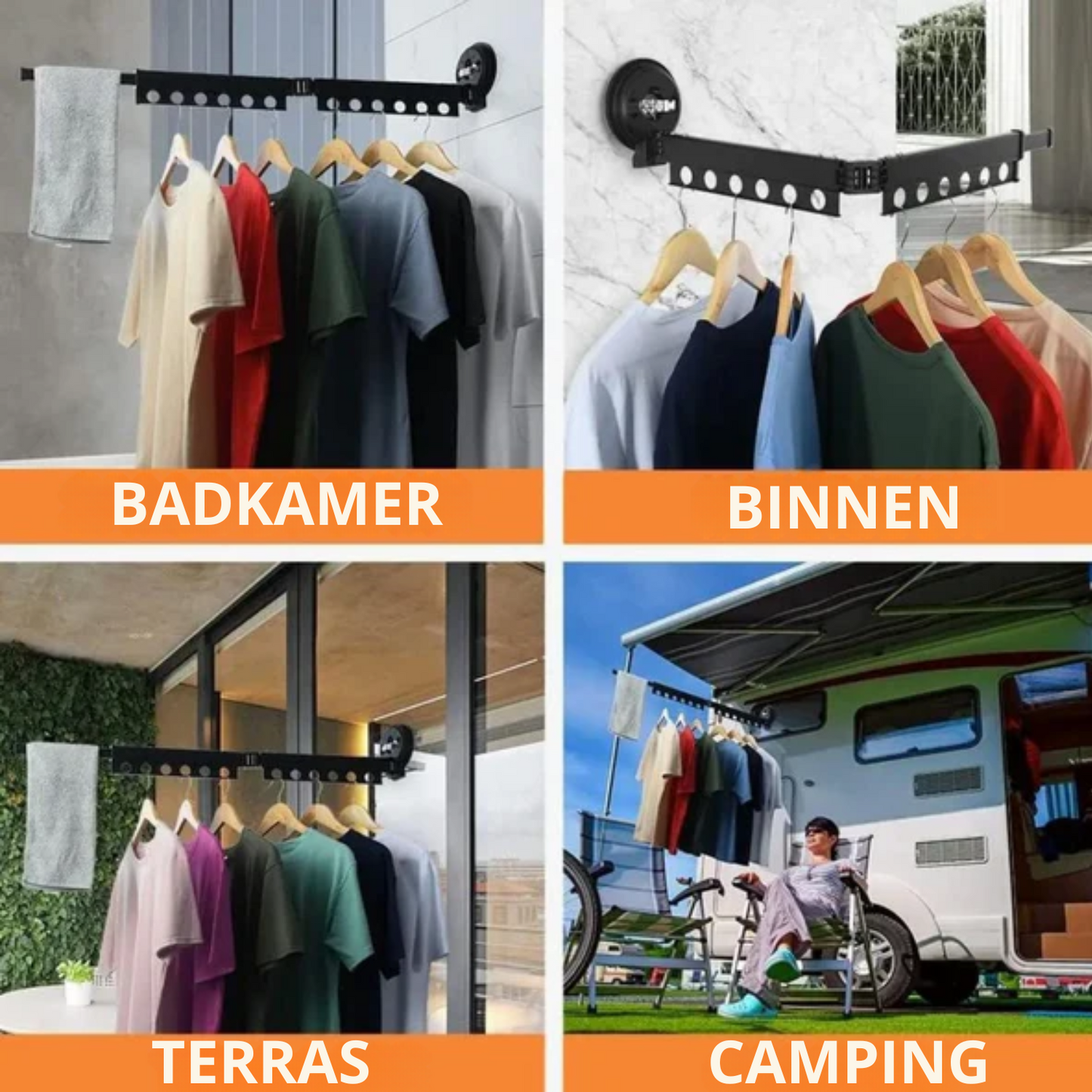 SlimDroog | Kleding Drogen met Weinig Ruimte