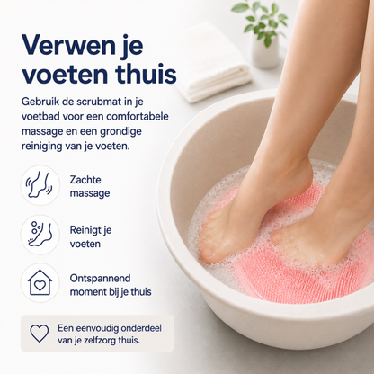 Scrubby | Siliconen voet- en rugborstel