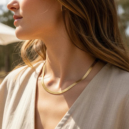 Elysian Gold visgraatketting