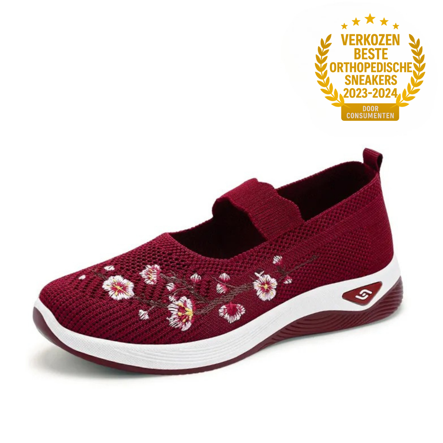 ErgoFlora – Bloemige Sneakers Met Orthopedisch Comfort