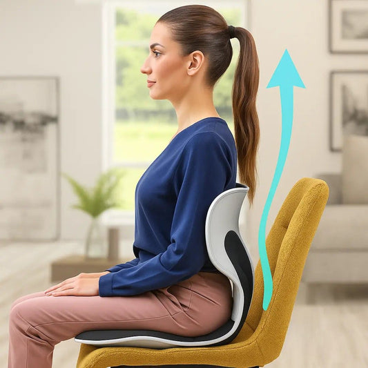 Ergonomische Comfortstoel | Verstelbare Rugsteun & Houdingscorrectie