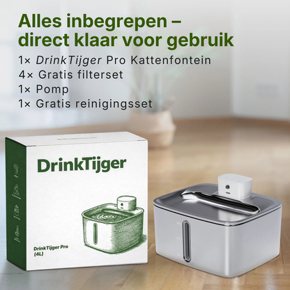 DrinkTijger Pro | Draadloze sensor-drinkfontein