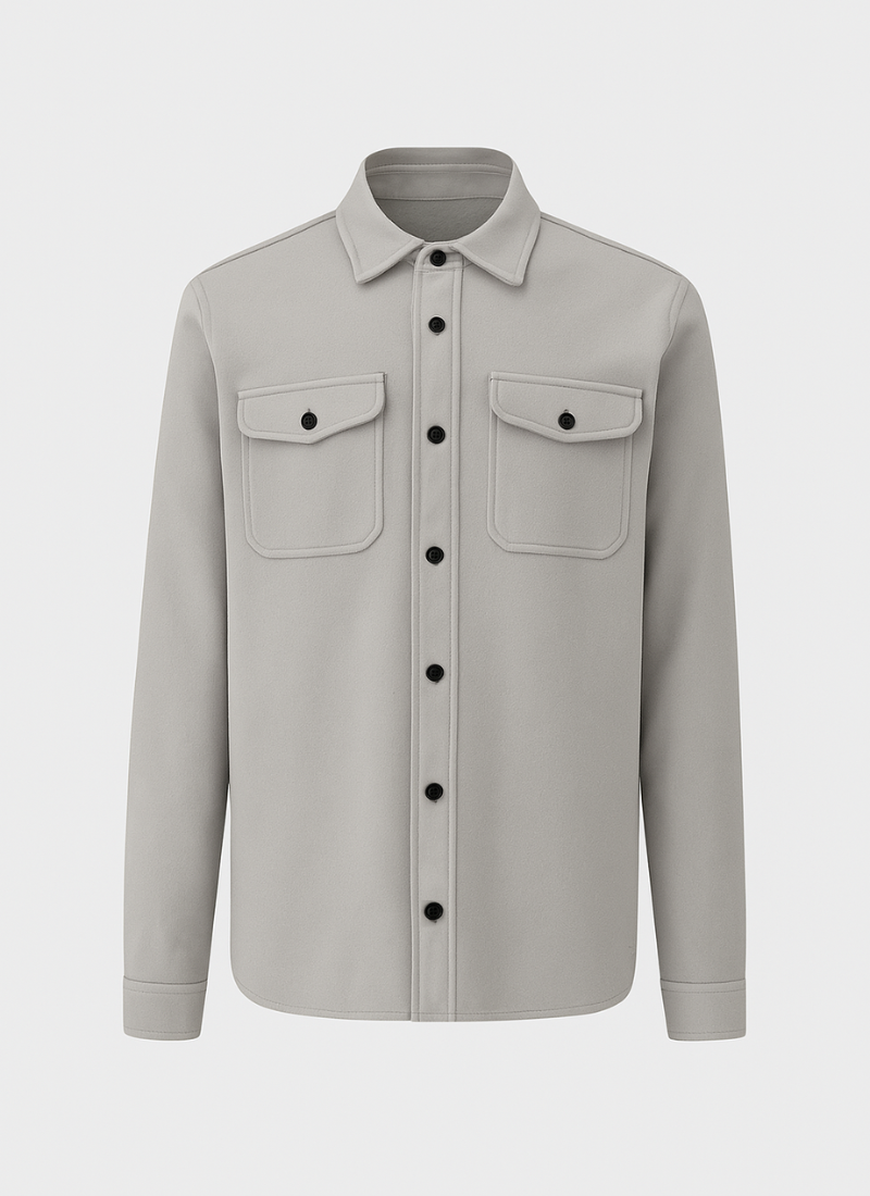 Klassiek Overshirt – Tijdloze Lagenstijl met Comfortabele Pasvorm