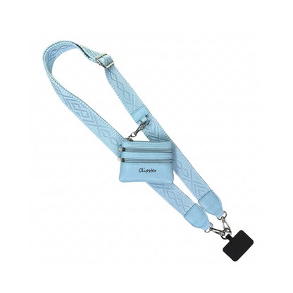 Clip & Go-riem met tasje met rits – Fun Dots