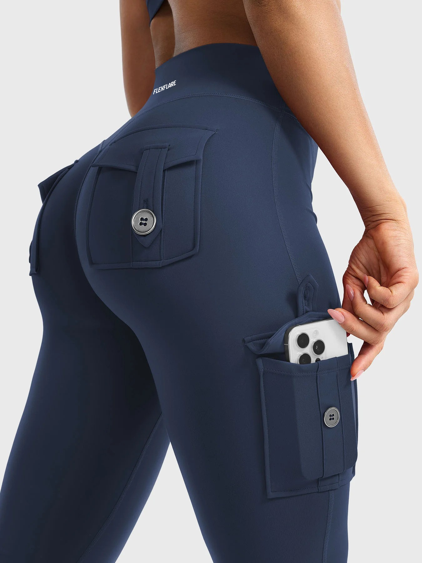 FlexFlare | Cargo Legging - Donkerblauw