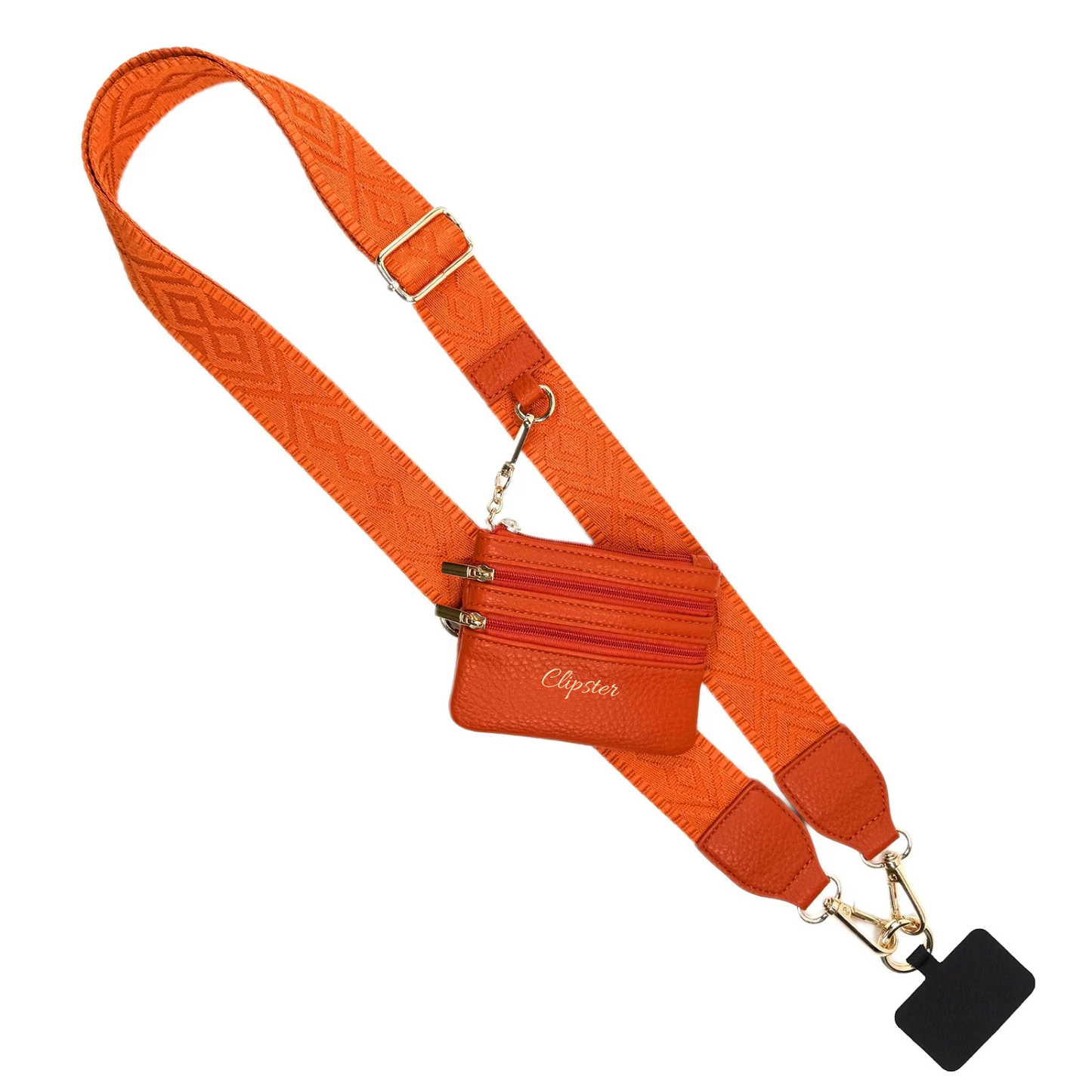 Clip & Go-riem met tasje met rits – Fun Dots