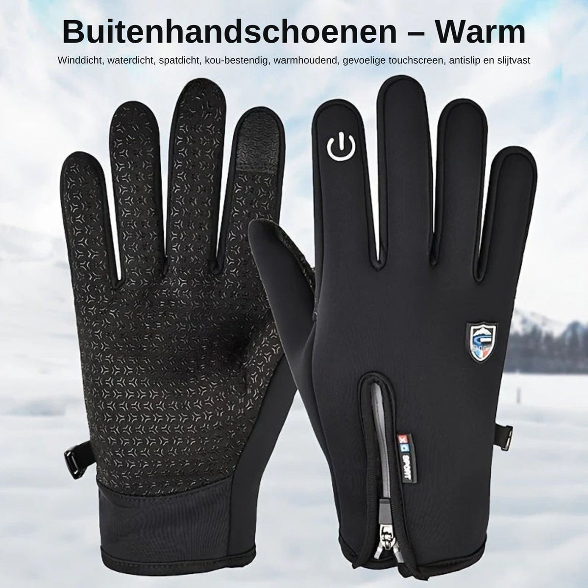 ThermaGuard All-Weather Handschoenen – Waterdicht, Winddicht en Touchscreen-Compatibel