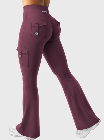 FlexFlare | Cargo Legging - Donkere Kers