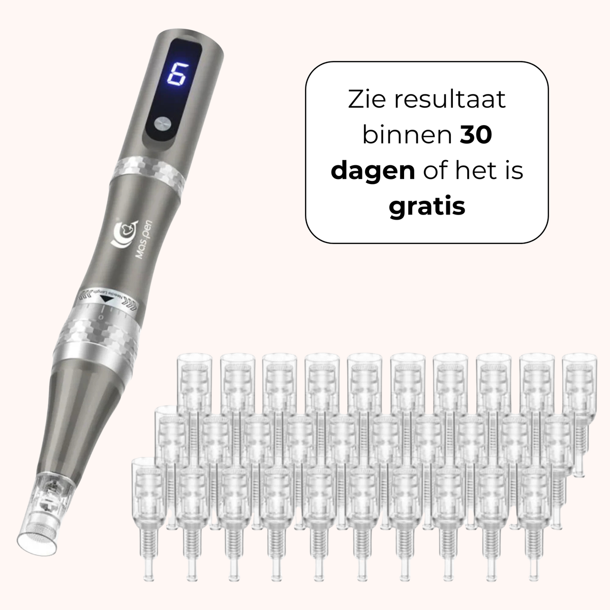 DermaPro Microneedling-pen – Professionele Precisie-Huidverjonging voor Thuis