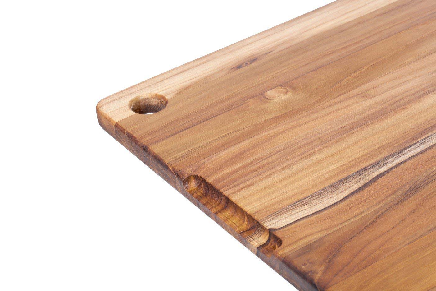 Rechthoekige maritieme snijplank met sapgeul (L) 517