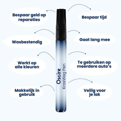KrasWeg Pen – Autolak Herstelpen die Zichtbare Krassen in 60 Seconden Vermindert