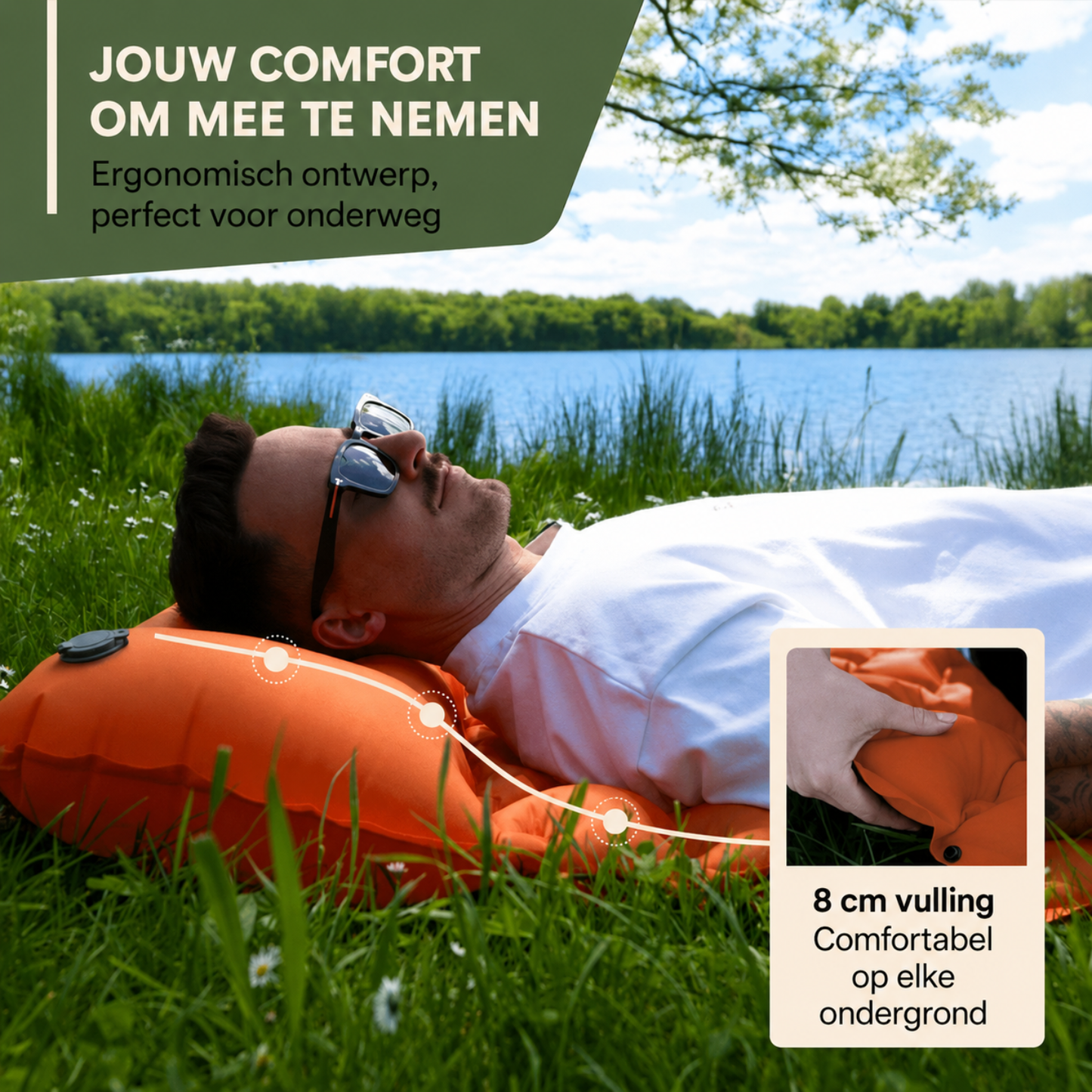 MatRest | Comfortabele nachtrust dankzij zelfopblazend en isolerend ontwerp