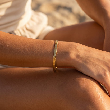 Vida Gold visgraatarmband