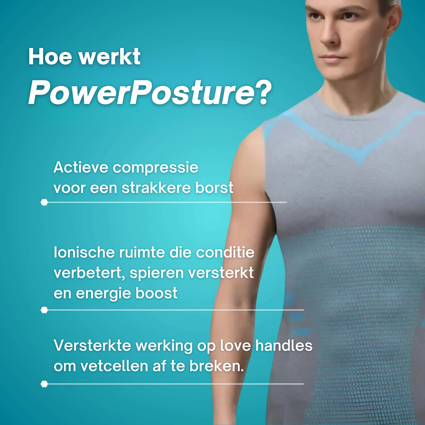 PowerPosture | Corrigerend Compressie Shirt