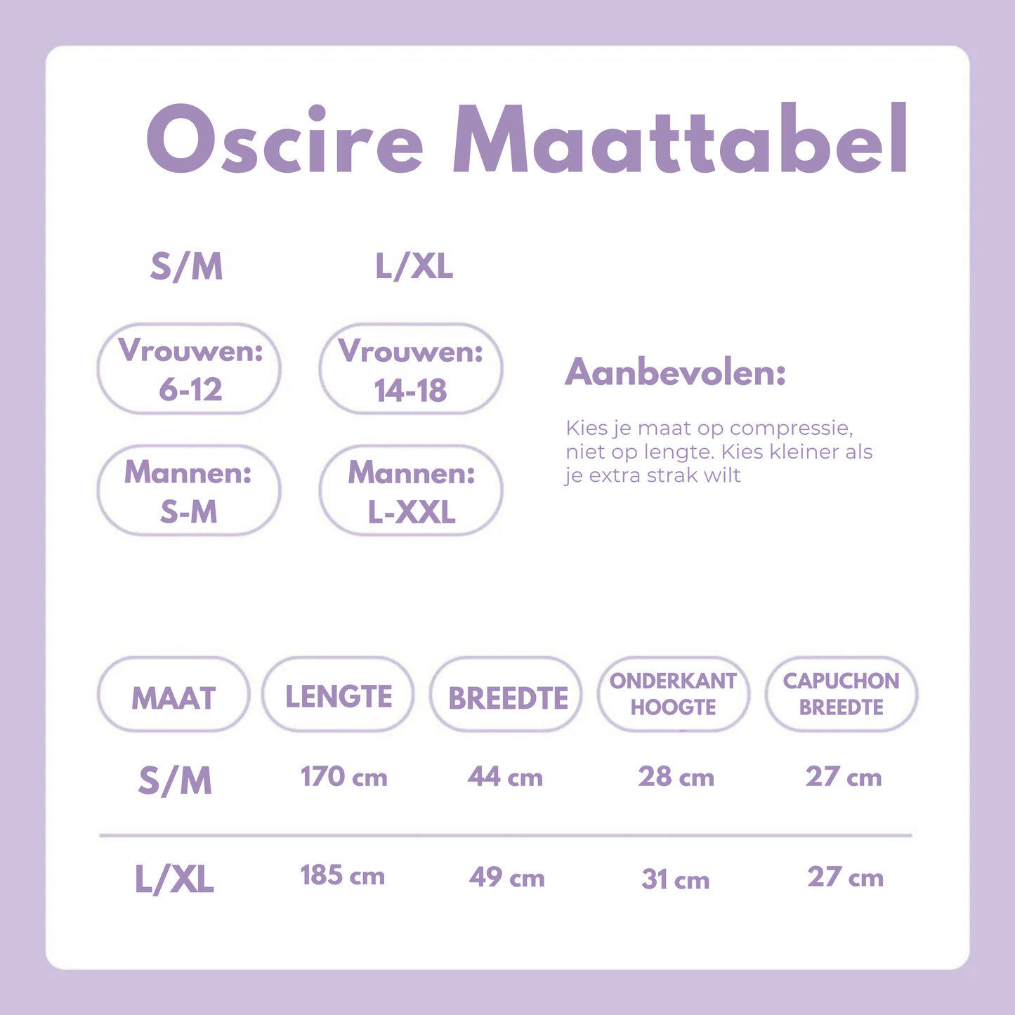 Oscire Compressiepod voor Volwassenen
