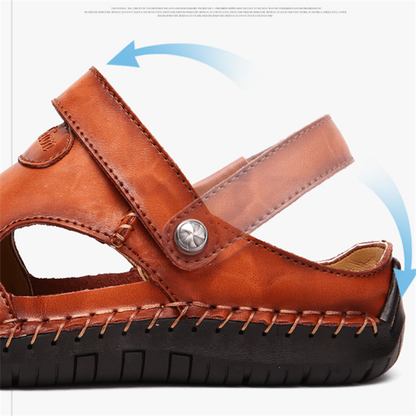 SoftStride | Handgemaakte leren sandaal