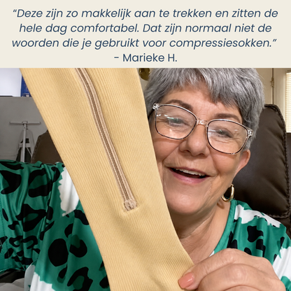 Venozeen | Compressiekous met zijrits