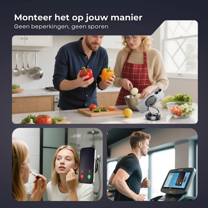 360° Verstelbare Vacuüm Magnetische Telefoonhouder