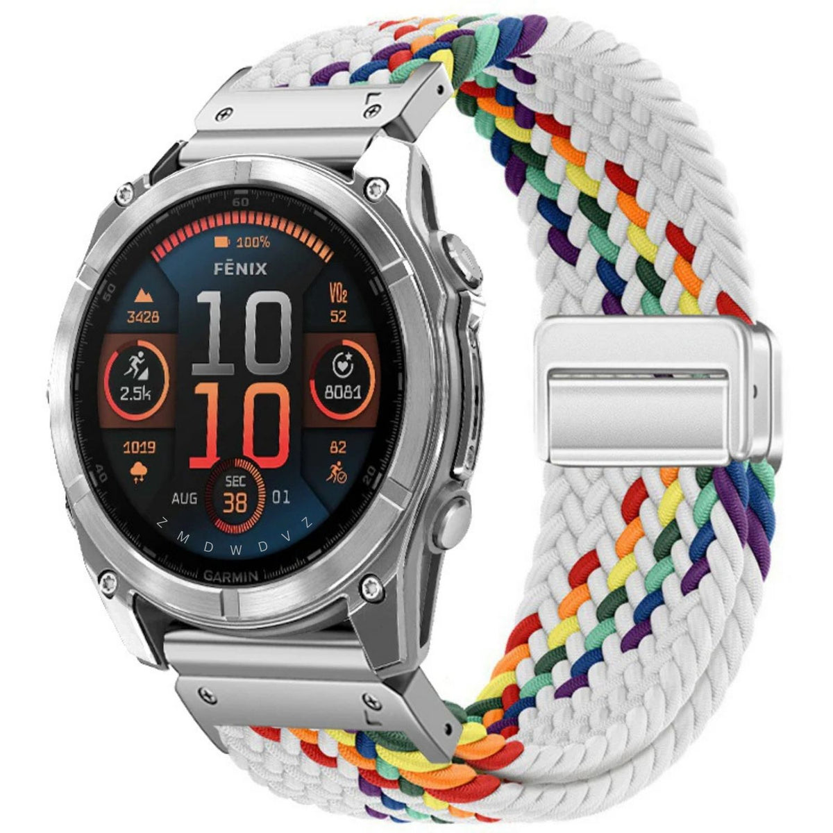 Magnetische nylon band met gesp voor Garmin