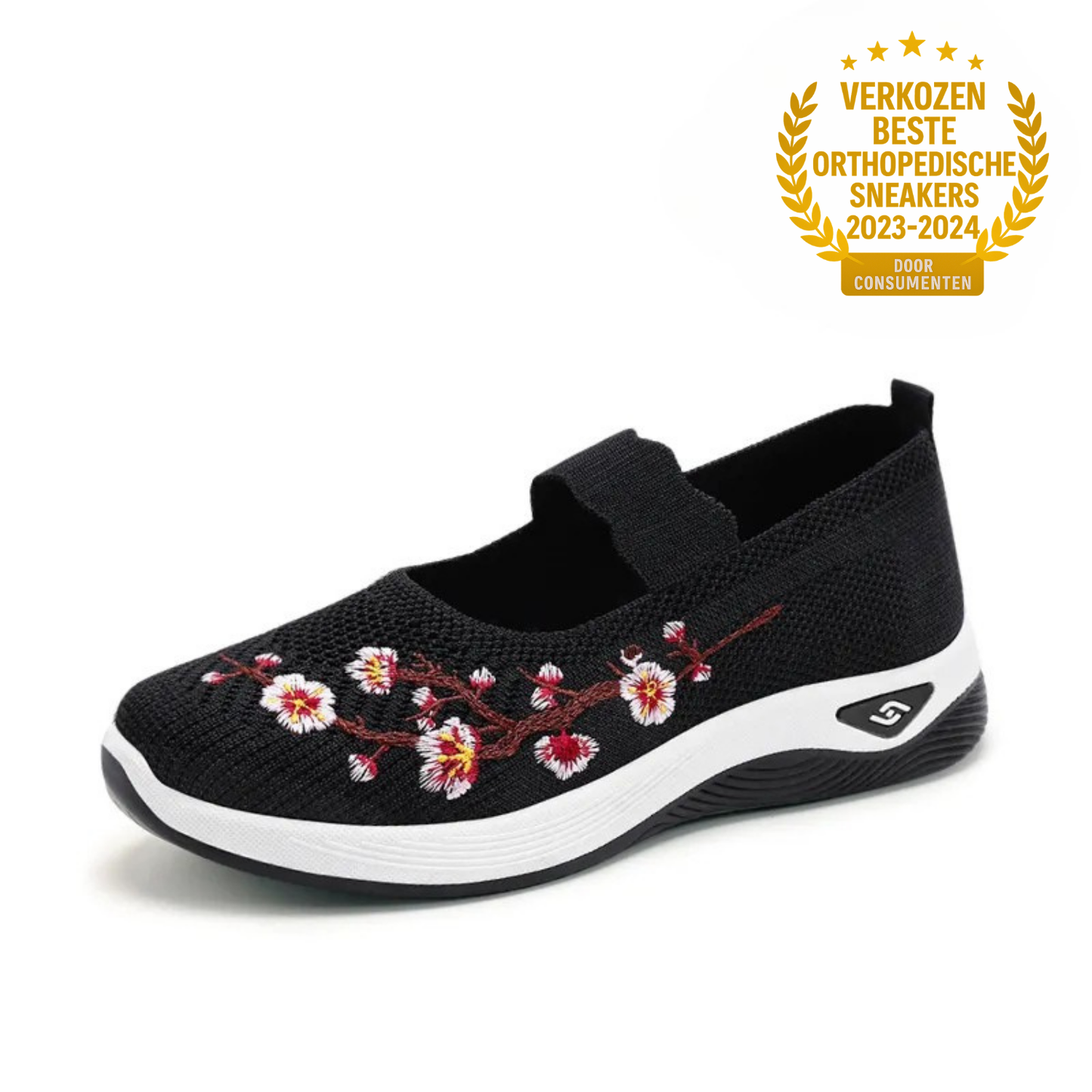 ErgoFlora – Bloemige Sneakers Met Orthopedisch Comfort