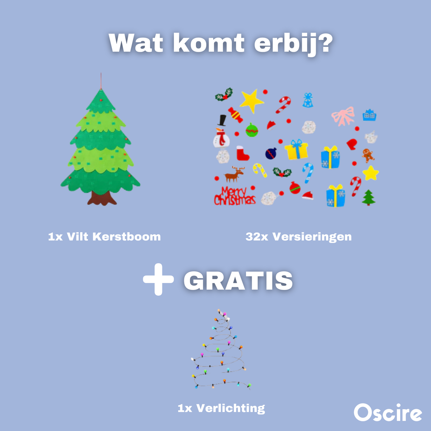 Vilt Kerstboom | Veilig Versieren!