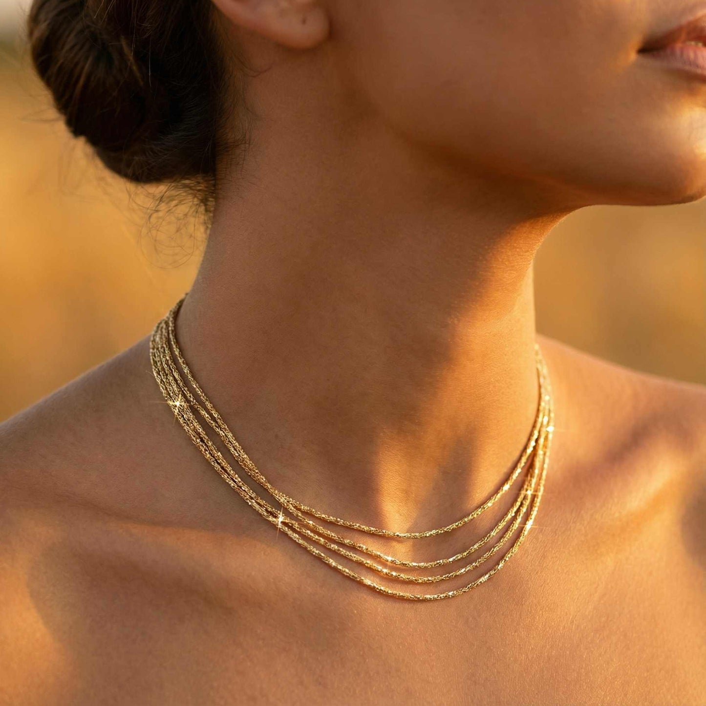 Riviera-choker met meerdere laagjes
