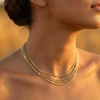 Riviera-choker met meerdere laagjes