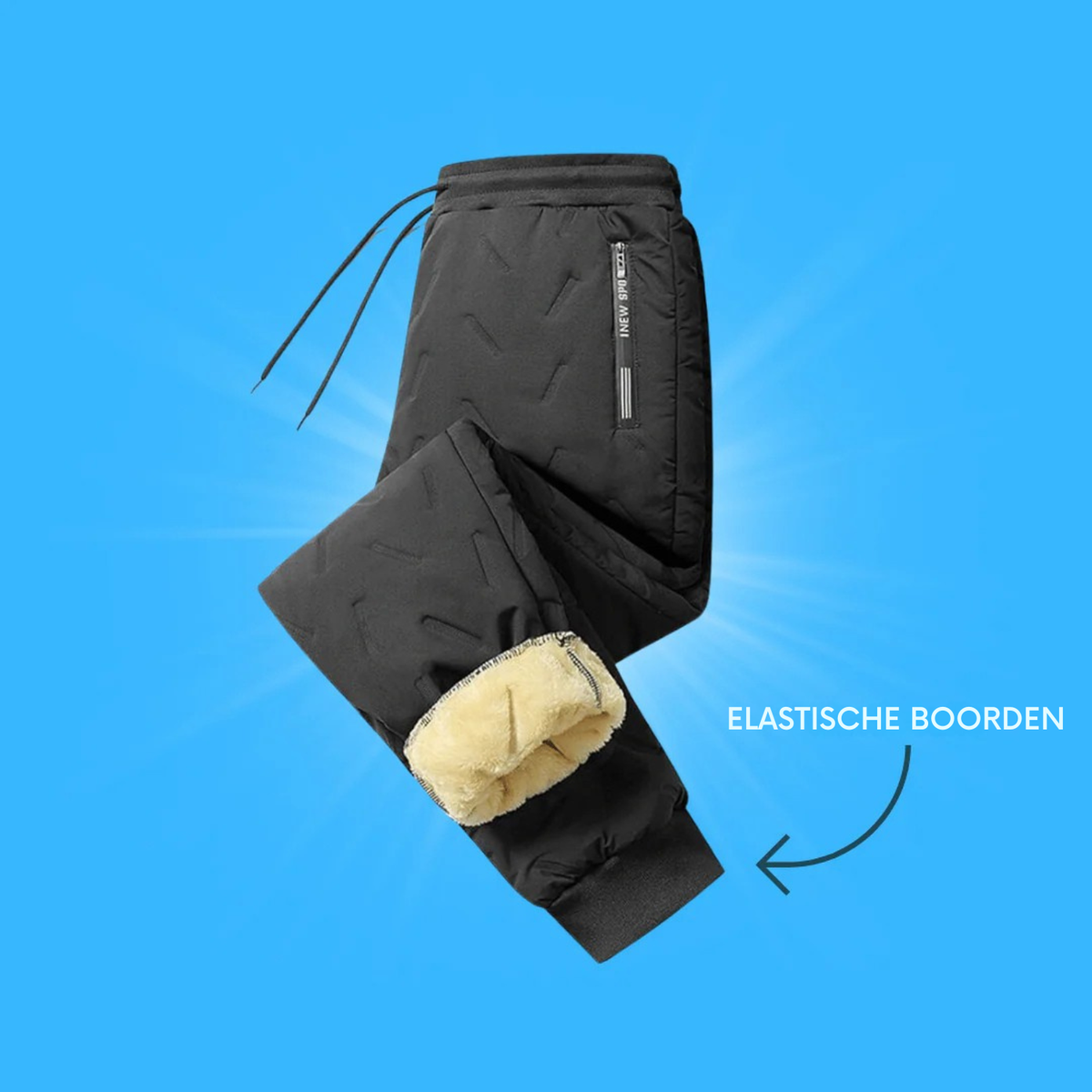 NordFleece ThermoBroek – Waterafstotend, Winddicht en Warm Gevoerd