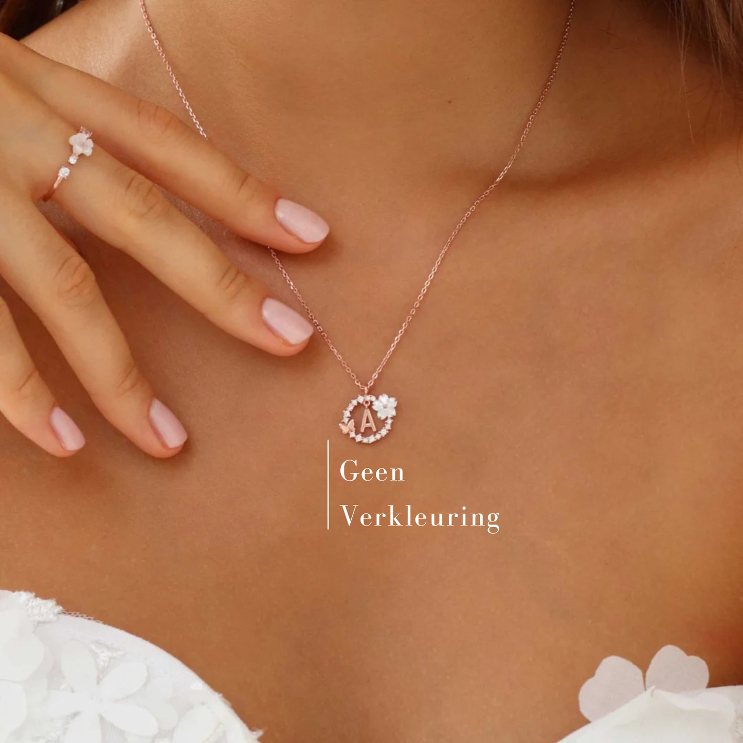 CharmGem | Sierlijke ketting met initiaal