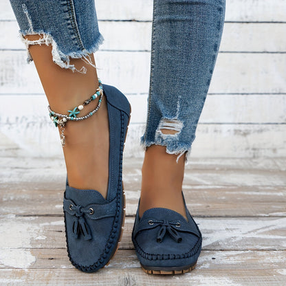 Nadine – Klassieke loafers met kwastjes
