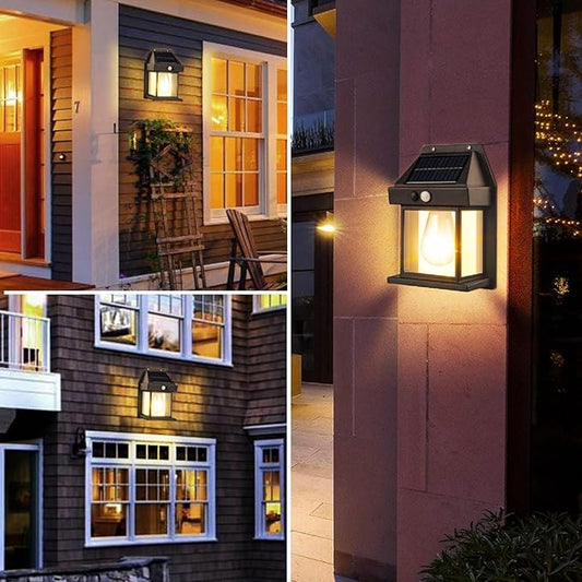 PatioGuard Zonne-Wandlamp - Buitensensor LED Lantaarn