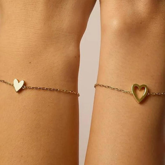 Matching Hartjes Armbanden